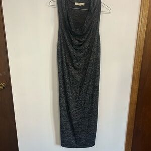 Chic Charcoal Sleeveless Dress